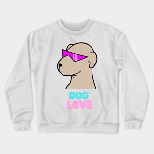 Love dog my family Crewneck Sweatshirt